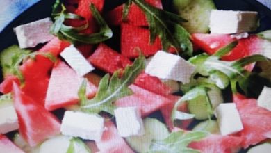 Photo of Salata od lubenice, feta i rukole
